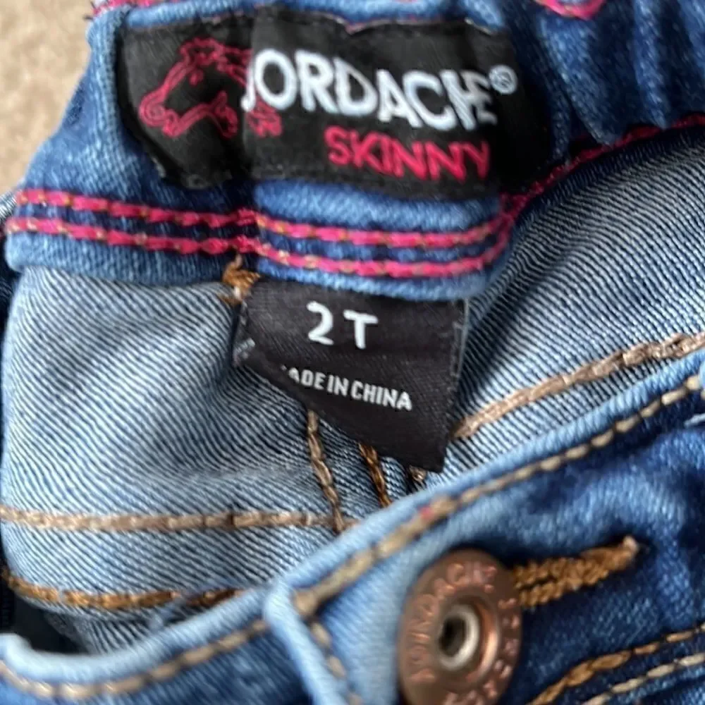 Set of (2) Toddler Blue Jeans Bundle- Jordache and Carter’s - Size 2T